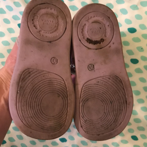 Livie and Luca for Matilda Jane pink plaid shoes - Picture 4 of 5